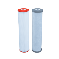 Twin 20 x 4.5 Filters 10 pleated, 5 silver carbon